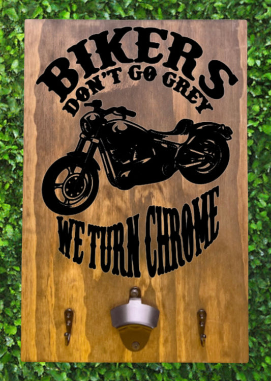 Bikers Don't Turn Gray BBQ Board