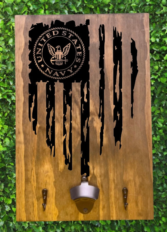 American Flag/Navy BBQ Board