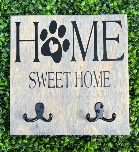 Home Sweet Home w/Paw Key Holder
