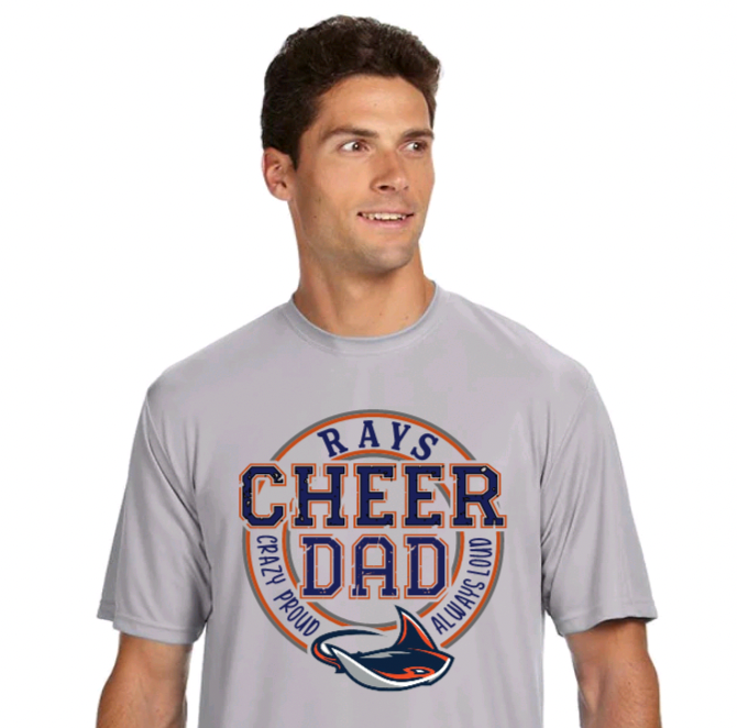 Mater Bay - Cheer Dad - Performance Adult T-Shirt