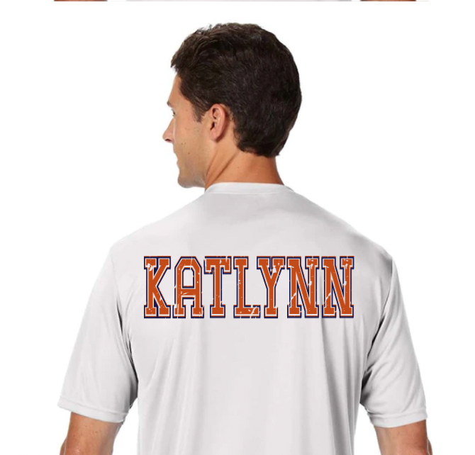 Mater Bay - Cheer Dad Barcode - Performance Adult T-Shirt