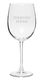 Ethos 8oz Custom Etched Stemless Wine Glass 762997-C-2