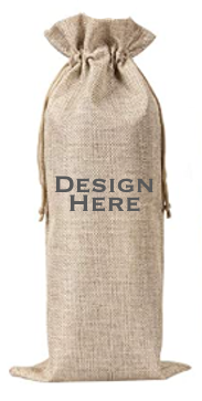 Personalized Wine/Liquor Bottle Gift Bags with Drawstring