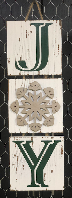 Christmas 'Joy' Sign