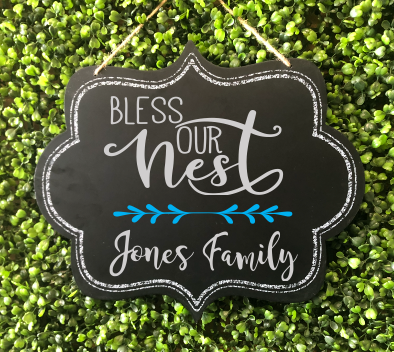 Personalized Chalkboard Frame