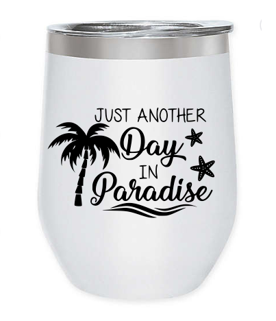 Customized/Personalized Wine Tumbler - 12 oz.
