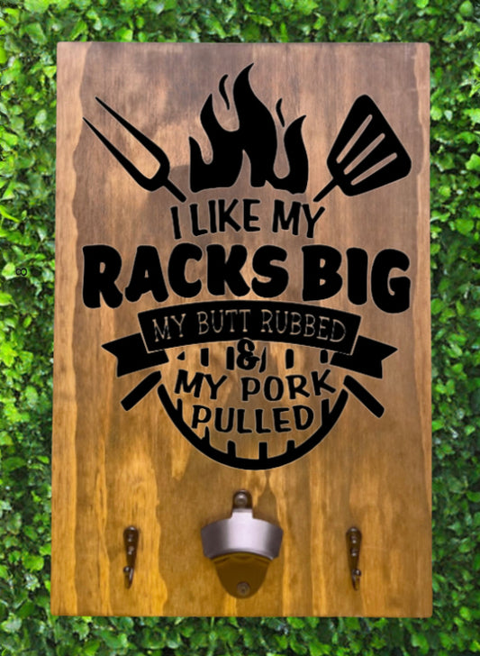 I Like Big Racks BBQ Board
