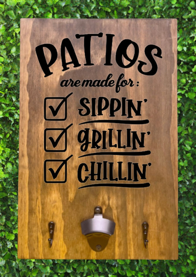Patios are Made for Sippin' BBQ Board