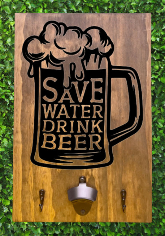 Save Water Drink Beer BBQ Board