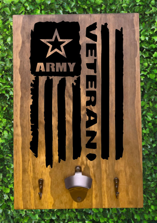 Veteran Army Flag BBQ Board