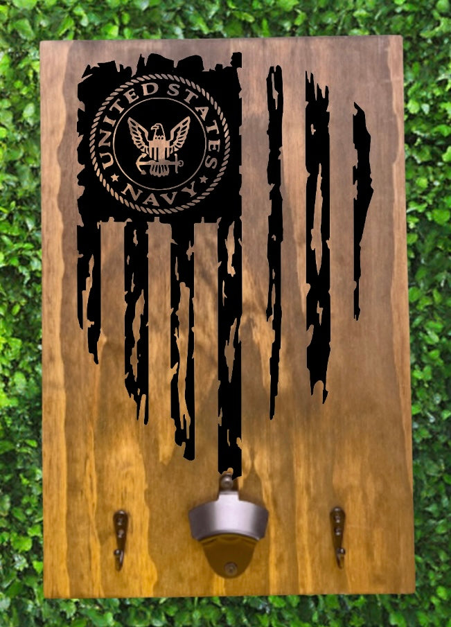 American Flag/Navy BBQ Board