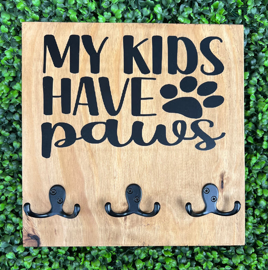 My Kids Have Paws Leash Holder