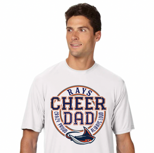 Mater Bay - Cheer Dad - Performance Adult T-Shirt