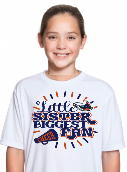 Mater Bay - Little Sister Biggest Fan - Performance Adult T-Shirt