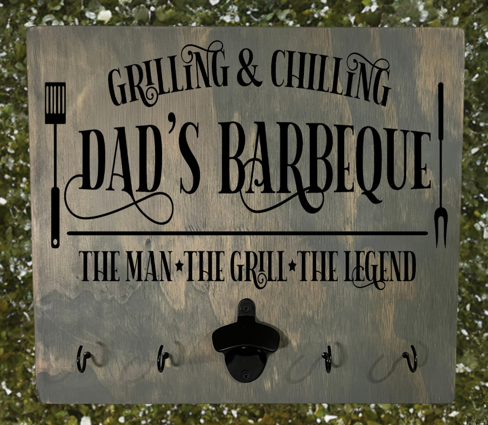 Dad Man, Myth, Grilling Master BBQ Board