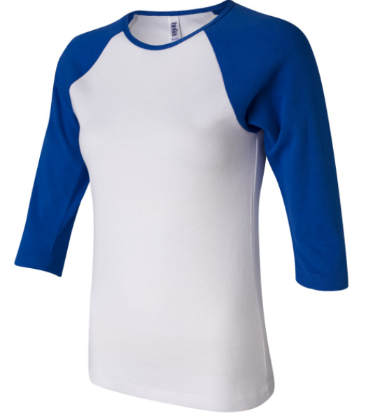 Personalized Women's Three-Quarter Sleeve Raglan T-Shirt