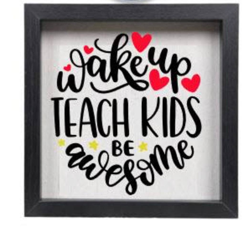 Personalized Teacher Shadow Box