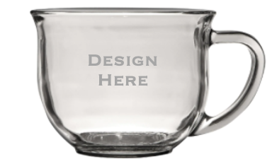 Etched Tea Glass