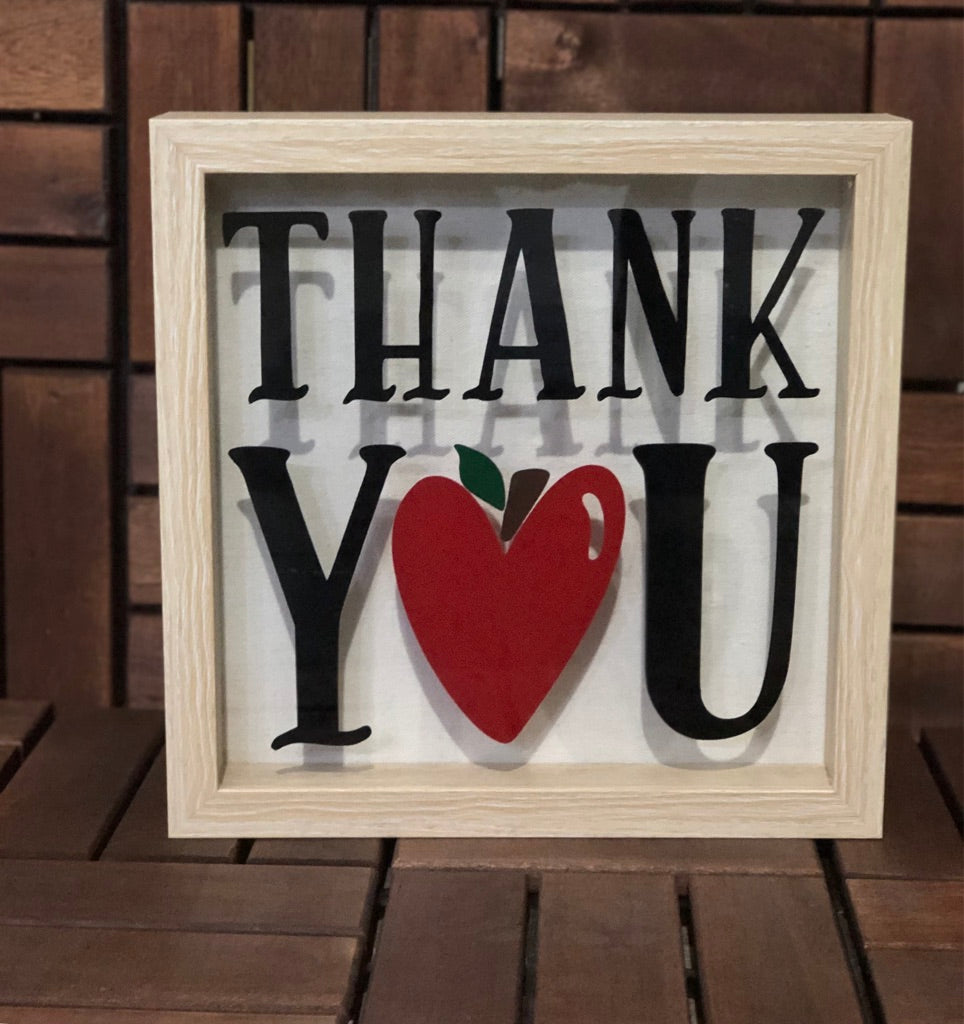 Personalized Teacher Shadow Box