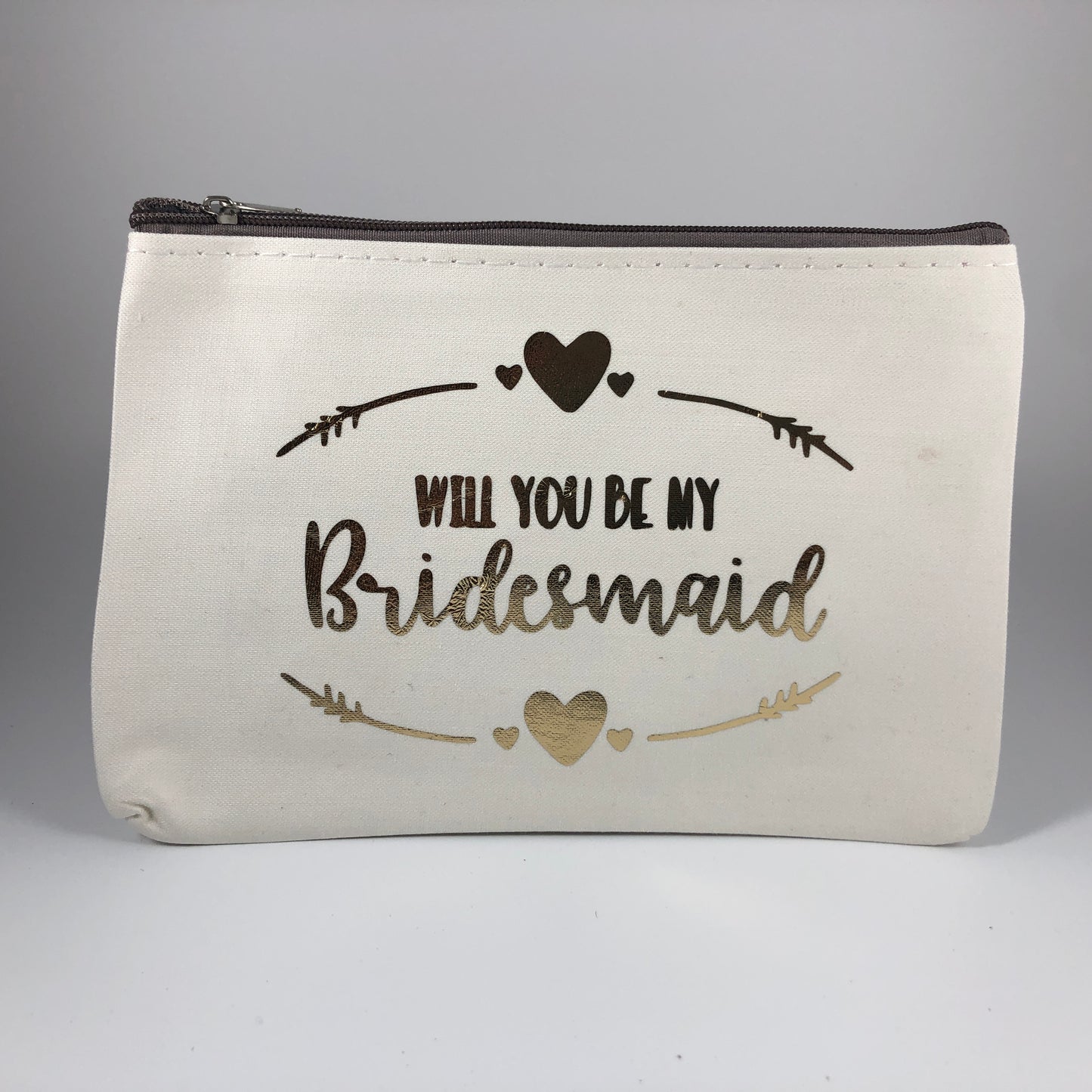 Personalized Canvas Cosmetic Bag