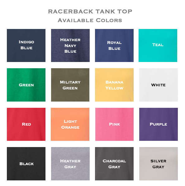 Personalized Women's Racer Back Tank Top