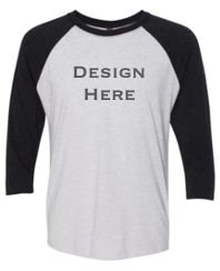 Personalized Kids Three-Quarter Sleeve Raglan T-Shirt
