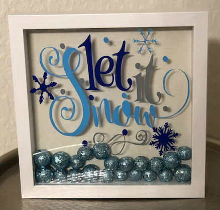 Personalized Christmas Shadow Box