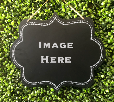 Personalized Christmas Chalkboard Frame