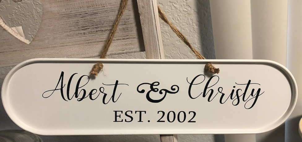 'Home Sweet Home' Metal Sign