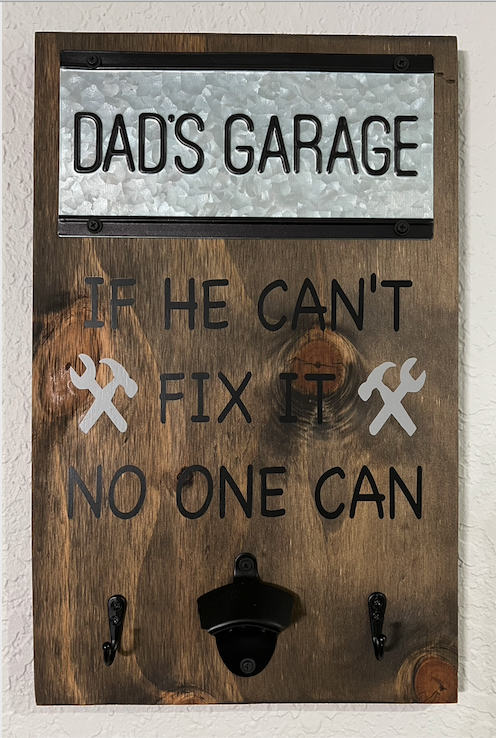 Dad's Garage BBQ Board