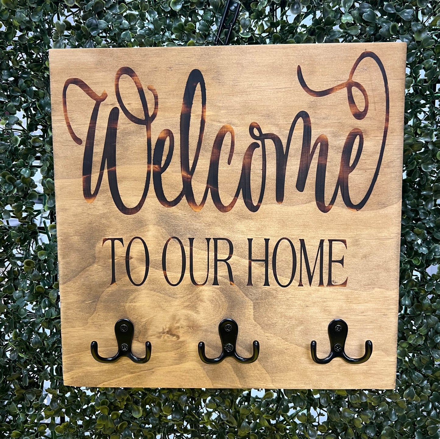 'Welcome to our Home' Key Holder