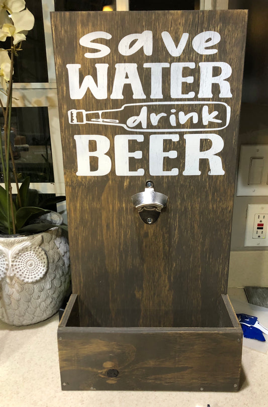 BBQ Board “Save Water Drink Beer”