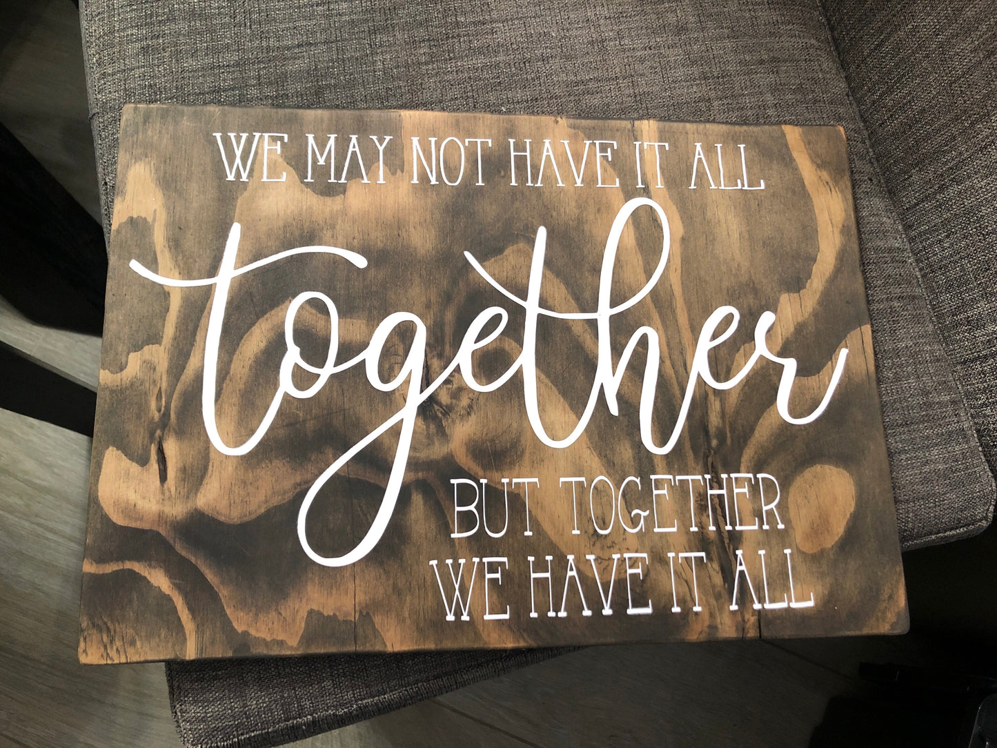 Medium Size Wood Sign
