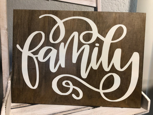 'Family' Sign